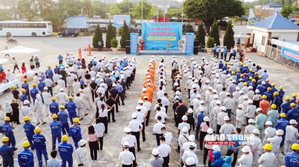 Cục Đường thuỷ nội địa Việt Nam tham dự Lễ phát động Tháng hành động về an toàn, vệ sinh lao động (ATVSLĐ) năm 2024 do Bộ Giao thông vận tải tổ chức.