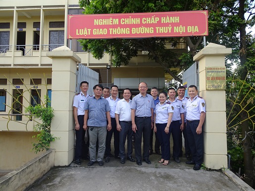 Đoàn công tác Cục ĐTNĐ Việt Nam làm việc với các Đại diện Cảng vụ thuộc Cảng vụ Đường thủy nội địa Khu vực I